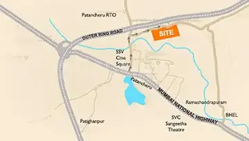 Location of Krushi Defence Colony - Image 244631