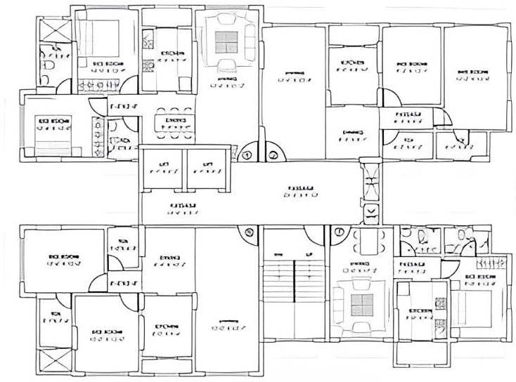 Floor Plan of Gundecha Montego in Andheri East, Mumbai - Image 333446