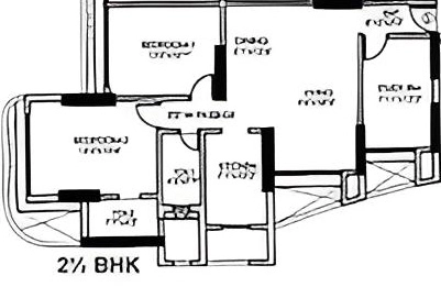 2.5 BHK Flat in Gundecha Symphony in Andheri West, Mumbai - Image 879934