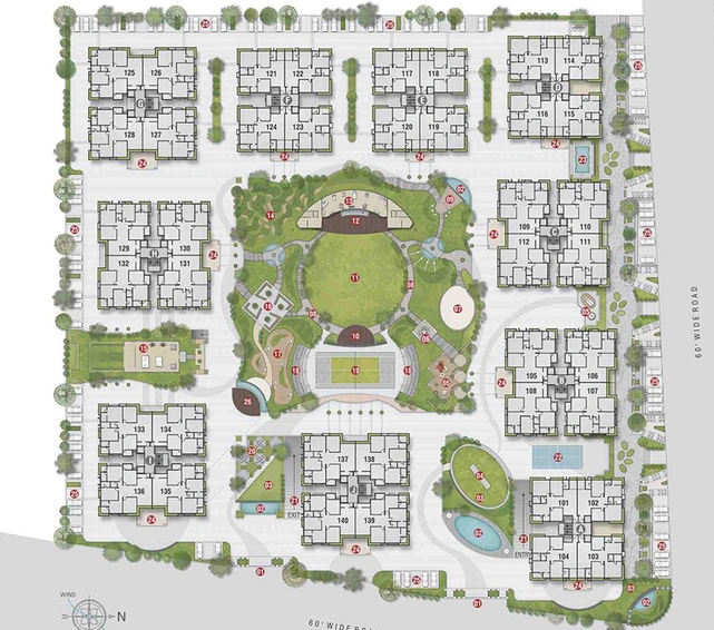 Master Plan of Raghuvir Star Galaxy in Vesu, Surat - Image 249751