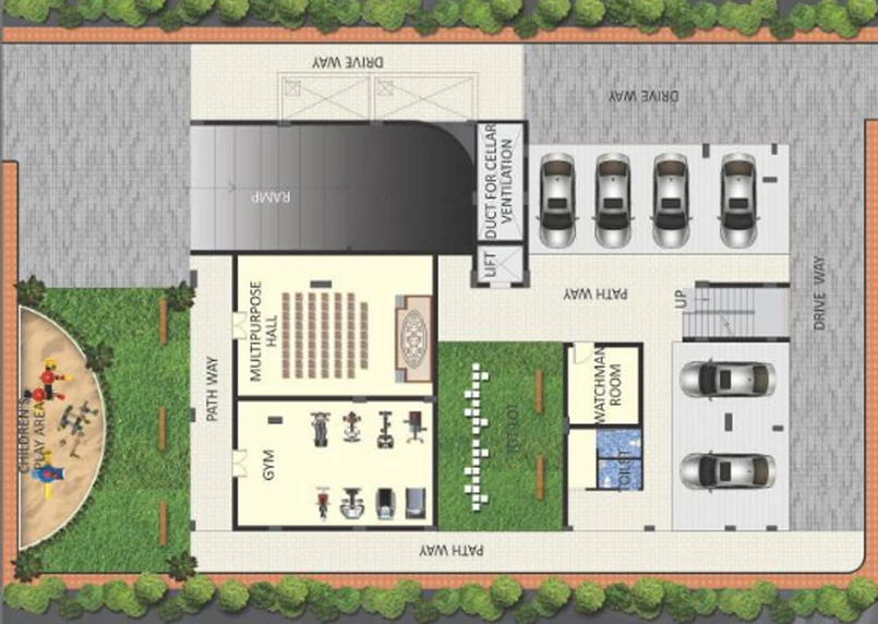 Master Plan of Sanvi Cosmos in Serilingampally, Hyderabad - Image 247244