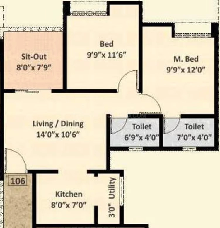 2 BHK Flat in Pioneer Nyati Equatorial in Bavdhan, Pune - Image 887163
