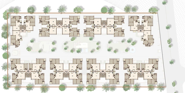 Master Plan of Shreepad Antillia in Pal, Surat - Image 253388