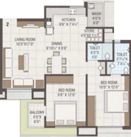 2 BHK Flat in Shreepad Ethics in Palanpur, Surat - Image 846705