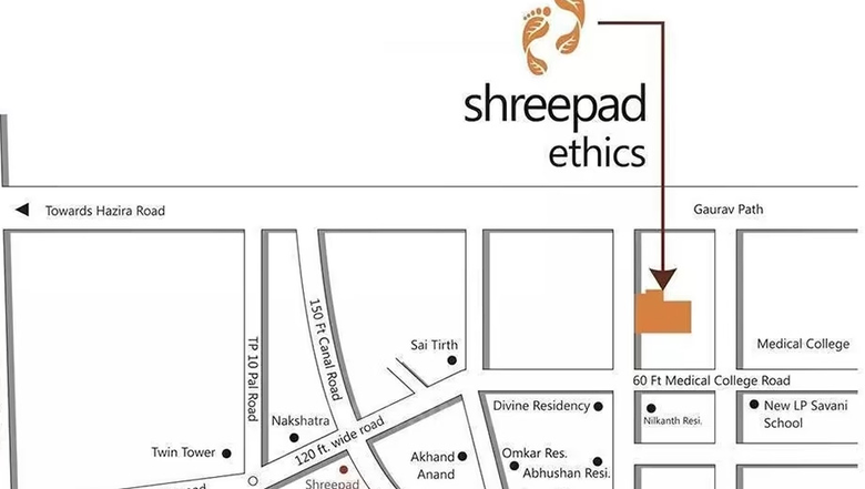 Location of Shreepad Ethics in Palanpur, Surat - Image 253457