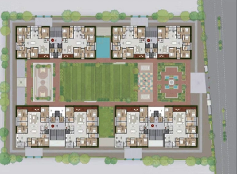 Master Plan of Shilalekh 88 Royals in Vesu, Surat - Image 254236