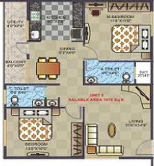 2 BHK Flat in Asrithas Lotus Residency in HSR Layout, Bangalore - Image 833983