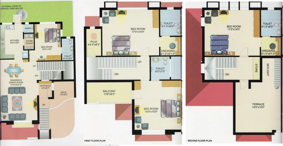 4 BHK House/Villa in Aagam Heritage in Vesu, Surat - Image 846859