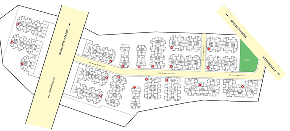 Master Plan of Aagam Navkar in Sachin, Surat - Image 253997