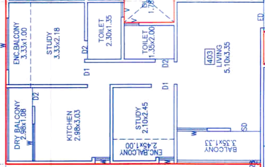 1.5 BHK Flat in Ravetkar Arihantshree in Kothrud, Pune - Image 887223