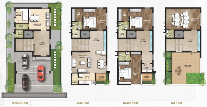 4 BHK House/Villa in AVL Rich Woods in Manikonda, Hyderabad - Image 844596