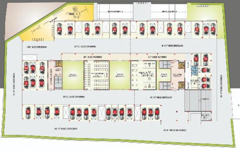 Master Plan of AVL GK Residency in Adibatla, Hyderabad - Image 248875