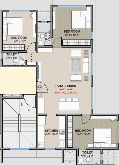 3 BHK Flat in Vraj Paras Residency in Goregaon West, Mumbai - Image 775981