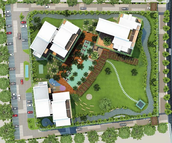 Master Plan of GeeCee Cloud 36 in Ghansoli, Navi Mumbai - Image 240608