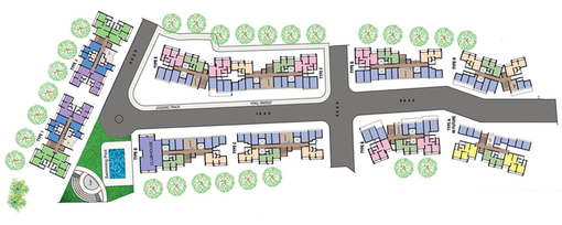 Master Plan of Haware Pinnacle in Kalyan West, Thane - Image 232243