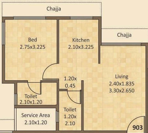 1 BHK Flat in Haware Grand Edifice in Malad East, Mumbai - Image 885982