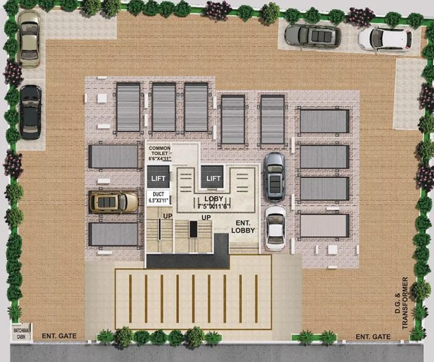 Master Plan of Swojas Aarohi in Erandwane, Pune - Image 336857