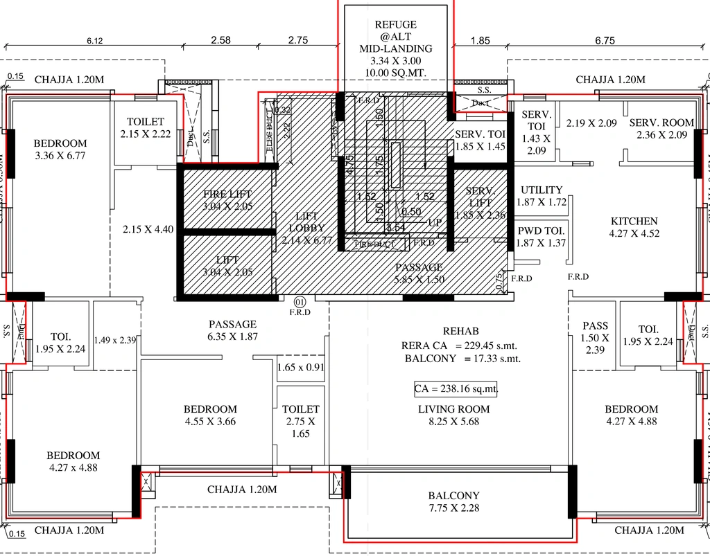 Floor Plan of Happy Jade Solitaire in Matunga East, Mumbai - Image 326424