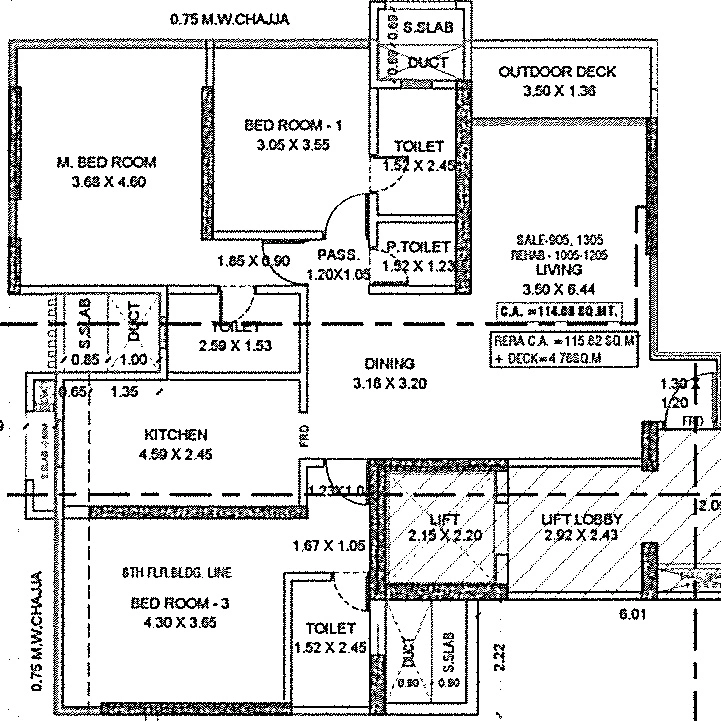 3 BHK Flat in Happy Jade Avenue in Matunga East, Mumbai - Image 847407