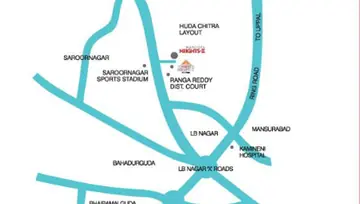 Location of Manjeera Heights 2 - Image 249248