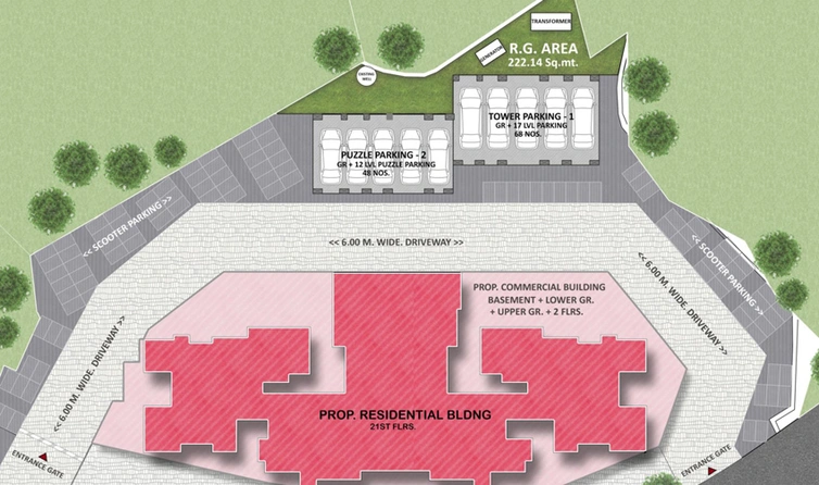 Master Plan of JVM Cornerstone in Thane West, Thane - Image 22029