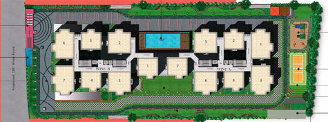 Master Plan of RV Dharmista Silpas in Miyapur, Hyderabad - Image 249363