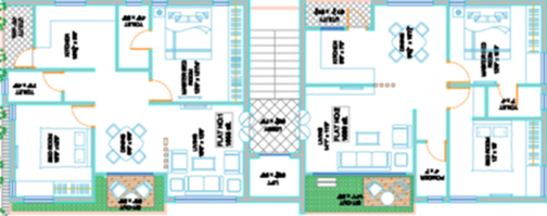 Floor Plan of HSR MVK Residency in Chikkadpally, Hyderabad - Image 231860