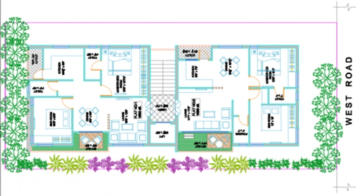 Master Plan of HSR MVK Residency in Chikkadpally, Hyderabad - Image 231859