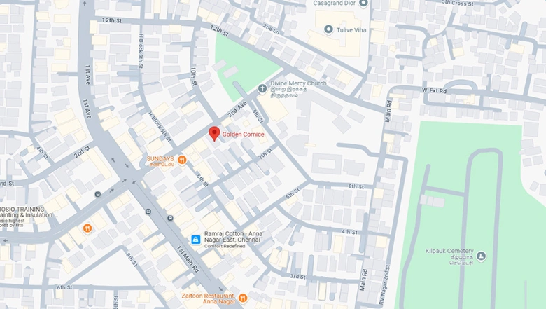 Location of Golden Cornice in Anna Nagar, Chennai - Image 243203