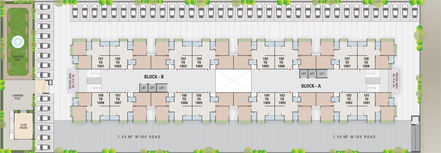 Master Plan of Solitaire Superb in Nikol, Ahmedabad - Image 129371