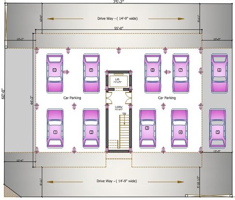 Master Plan of Pushkar Jaya Indra Illam in Kilpauk, Chennai - Image 225588