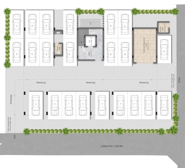 Master Plan of Pushkar Bindiya Gardens in Anna Nagar, Chennai - Image 225605
