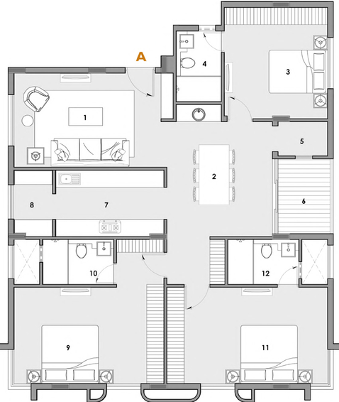 3 BHK Flat in Ceebros Primrose in T Nagar, Chennai - Image 842833