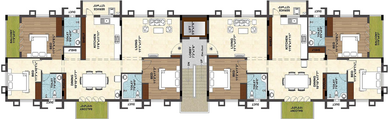 Floor Plan of Ceebros Kairali in Nungambakkam, Chennai - Image 245684
