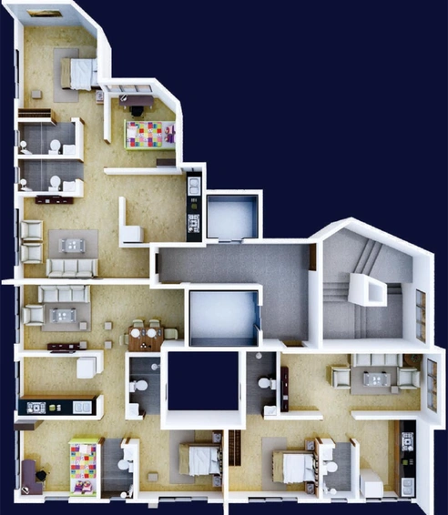 Floor Plan of Agrawal United Elicas in Chembur East, Mumbai - Image 120871