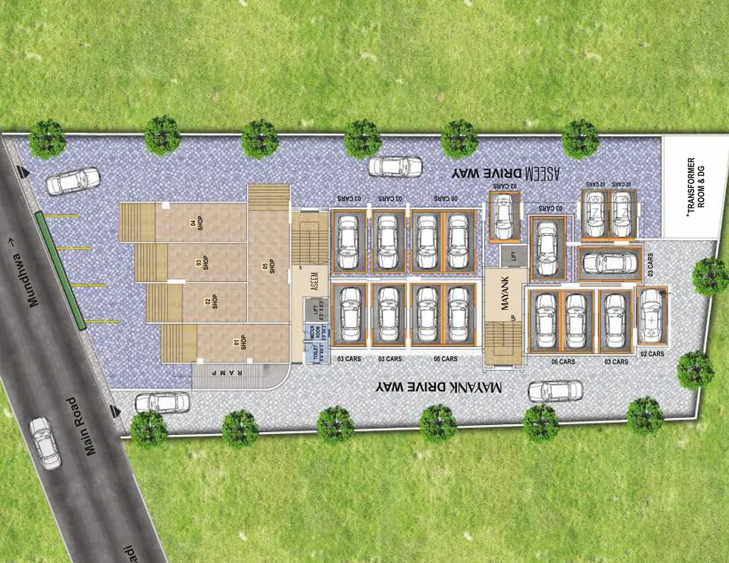 Master Plan of Ranade Aseem in Koregaon Park, Pune - Image 346879