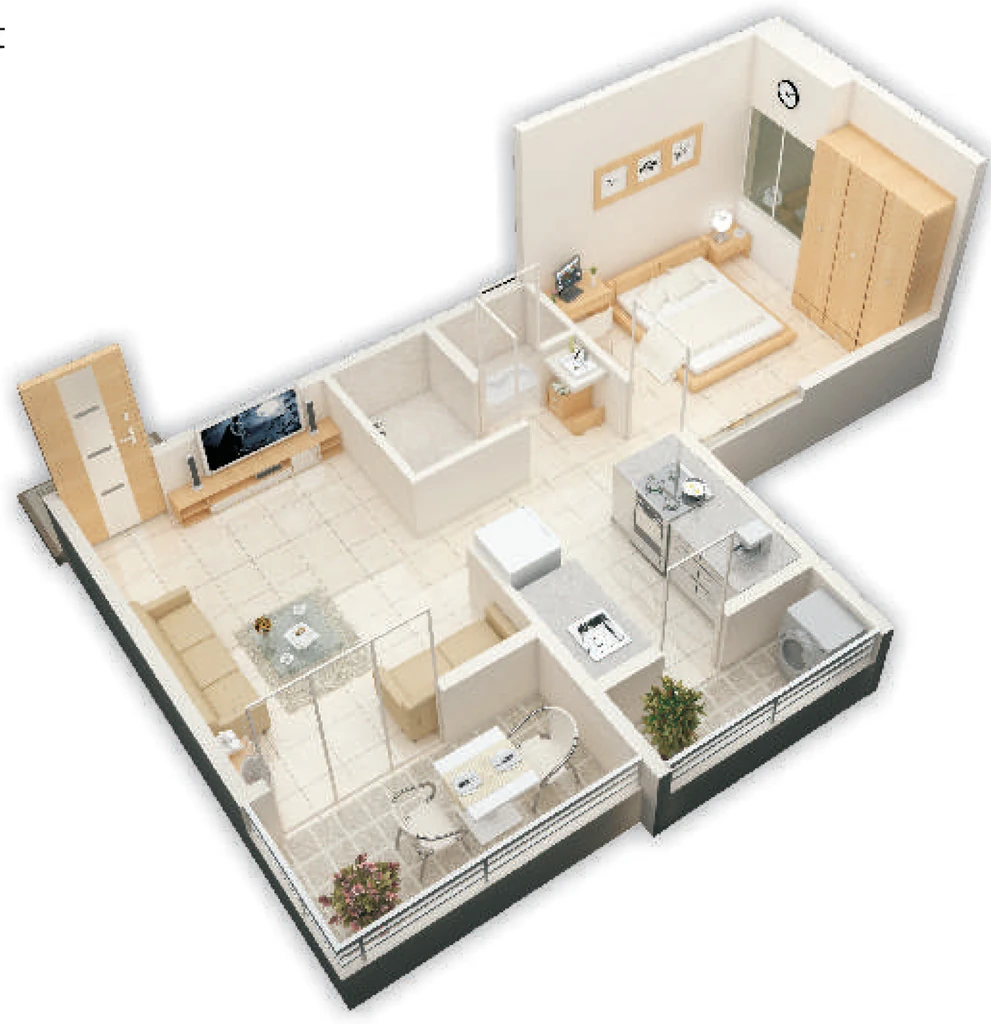 1 BHK Flat in Ranade Girisparsh in Khed Shivapur, Pune - Image 887194
