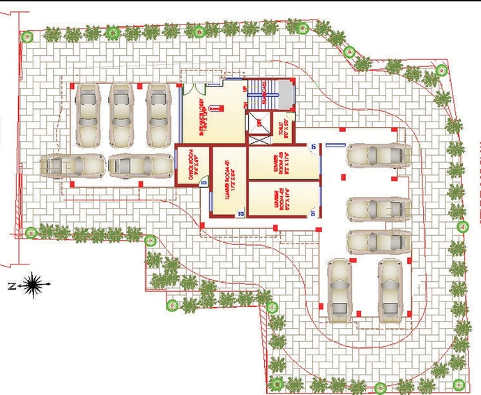 Master Plan of Swathi Shanthi in Mylapore, Chennai - Image 244427