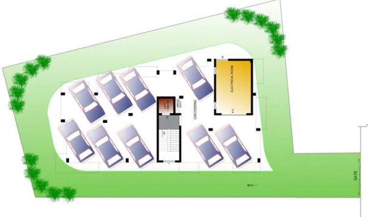 Master Plan of Swathi Apartment in T Nagar, Chennai - Image 244458