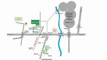 Location of Teerth Towers - Image 347033