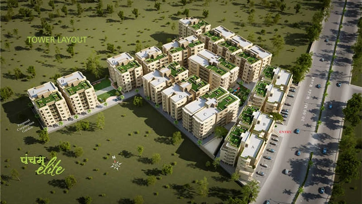 Master Plan of Aditya Pancham Elite in New VIP Road, Vadodara - Image 262952
