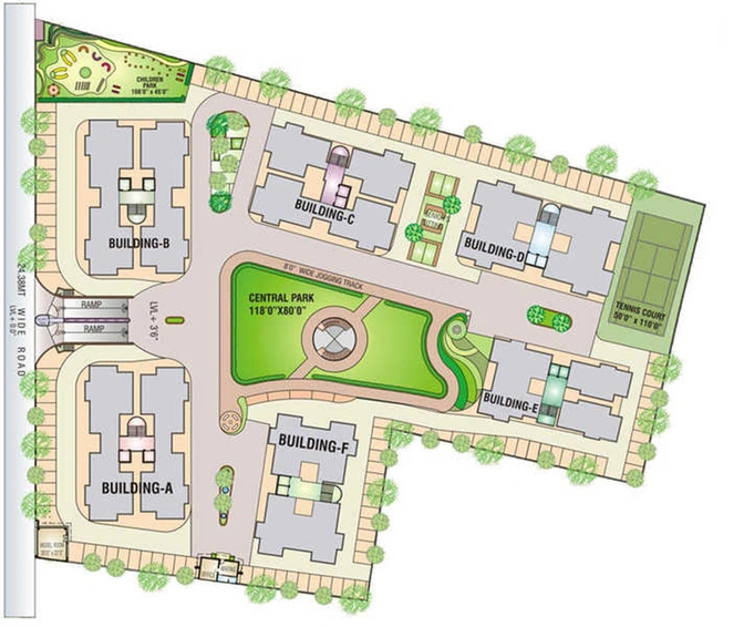 Master Plan of Green Residency in Adajan, Surat - Image 252853