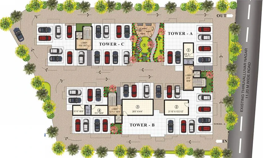 Master Plan of Stellar Orion in Manapakkam, Chennai - Image 337624