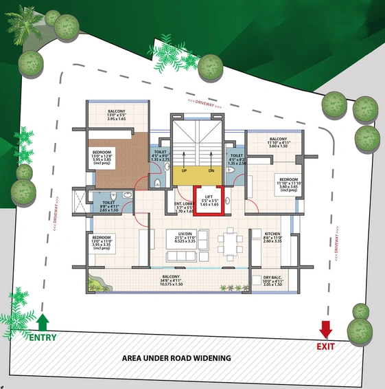 Master Plan of Nest Vaibhavi in Deccan Gymkhana, Pune - Image 120897