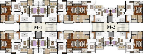 Floor Plan of Shalimar Mannat Extension 3 in Faizabad Road, Lucknow - Image 248041