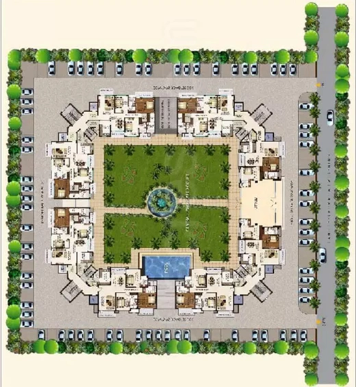 Master Plan of Shalimar Imperial in Butler Colony, Lucknow - Image 252753