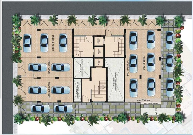 Master Plan of Shalimar Nest in Vasant Kunj, New Delhi - Image 244373