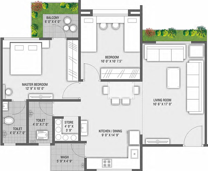 2 BHK Flat in Rajhans Orange in Palanpur, Surat - Image 846042