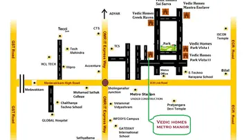 Location of Vedic Metro Manor - Image 344366