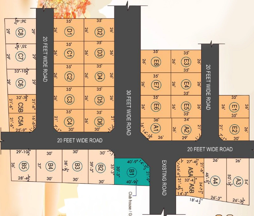 Master Plan of Indira Sun Ville in Mannivakkam, Chennai - Image 343188